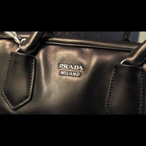 Leather Prada Shoulder Bag